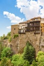 Hung Houses, Cuenca old town in Spain Royalty Free Stock Photo