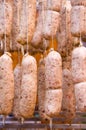 Hung Italian cotechino Royalty Free Stock Photo