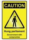 Hung Parliament Hazard Sign