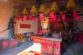 Hung Shing Temple interior, Mui Wo Lantau Island, Hong Kong