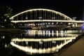 Hungarian bridge long closing time image Royalty Free Stock Photo