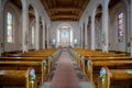 Roman Catholic Church interior Royalty Free Stock Photo