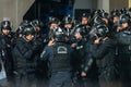 Hungarian commando police during UEFA Europa League match Ferencvaros vs Crvena Zvezda (2-1