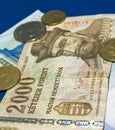 Hungarian currency Royalty Free Stock Photo