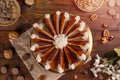 Hungarian Dobos cake Royalty Free Stock Photo