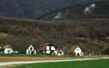 Hungarian farm in the mountains