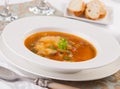 Hungarian fish soup Royalty Free Stock Photo