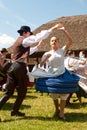 Hungarian folk dancers