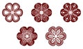 Hungarian folk ornament Royalty Free Stock Photo