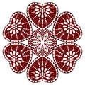 Hungarian folk ornament Royalty Free Stock Photo