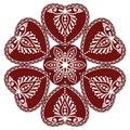 Hungarian folk ornament Royalty Free Stock Photo