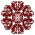 Hungarian folk ornament