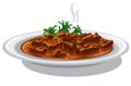 Hungarian goulash dish