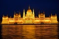 Hungarian House of Paliament at night