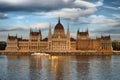 Hungarian house of parliament Royalty Free Stock Photo