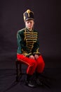 Hungarian hussar woman Royalty Free Stock Photo