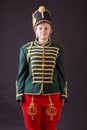 Hungarian hussar woman Royalty Free Stock Photo