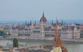 Hungarian National parliament building in Budapest Royalty Free Stock Photo