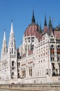 Hungarian Parlament Royalty Free Stock Photo