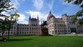 Hungarian Parliament against the blue sky