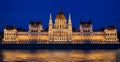 Hungarian parliament in Budapest, Hungary
