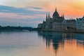 Hungarian Parliament - Budapest - Hungary Royalty Free Stock Photo