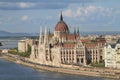 The Hungarian Parliament, Budapest, Hungary. Royalty Free Stock Photo