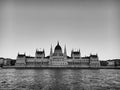 Hungarian Parliament in Budapest. Royalty Free Stock Photo