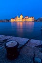 Hungarian parliament in Budapest Royalty Free Stock Photo