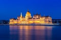 Hungarian parliament in Budapest Royalty Free Stock Photo