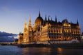 Hungarian Parliament Building Royalty Free Stock Photo