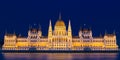 Hungarian Parliament Building - Budapest Royalty Free Stock Photo