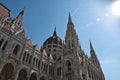 Hungarian Parliament Building in Budapest