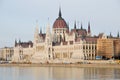 Hungarian parliament building in Budapest Royalty Free Stock Photo