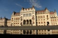 The Hungarian Parliament Building, Budapest, Hungari Royalty Free Stock Photo