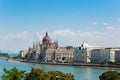 Hungarian parliament building Budapest Royalty Free Stock Photo