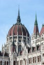 Hungarian Parliament building dome, Budapest, Hungary Royalty Free Stock Photo