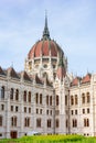 Hungarian Parliament building dome in Budapest, Hungary Royalty Free Stock Photo