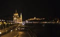 Hungarian Parliament at night