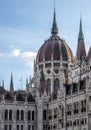 Hungarian Parliament Orszaghaz, seat of National Assembly of Hungary in Budapest Royalty Free Stock Photo