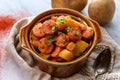 Hungarian Potato Goulash Stew Royalty Free Stock Photo