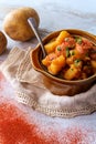 Hungarian Potato Goulash Stew Royalty Free Stock Photo