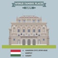 Hungarian State Opera House. Budapest Royalty Free Stock Photo