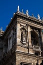 The Hungarian State Opera House neo-Renaissance building located in central Budapest Royalty Free Stock Photo