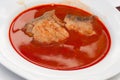 Hungarian, traditional fish soup