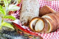 Hungarian traditional sweet food Kurtoskalacs, also called chimney cake Royalty Free Stock Photo