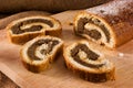 Hungarian walnut rolls Royalty Free Stock Photo