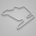 Hungaroring Circuit for motorsport and autosport. Template for your design