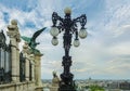 Hungary, Budapest, Castle Hill, Buda Castle, Habsburg Gate with the Turul eagle Royalty Free Stock Photo