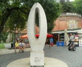 Hungary, Budapest, Clark Adam ter, Zero Kilometre Stone